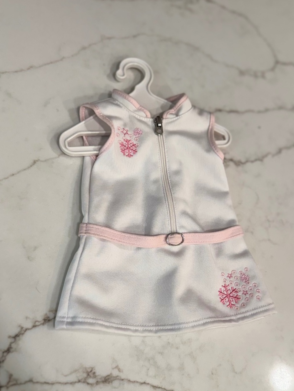 American Girl Doll Winter Dress – Pink Snowflake Outfit (Retired)
